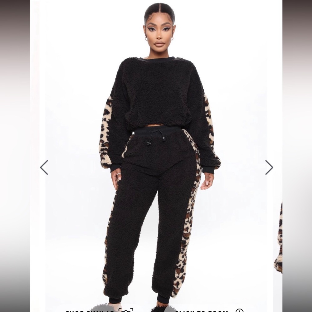 FASHION NOVA SHERPA SET